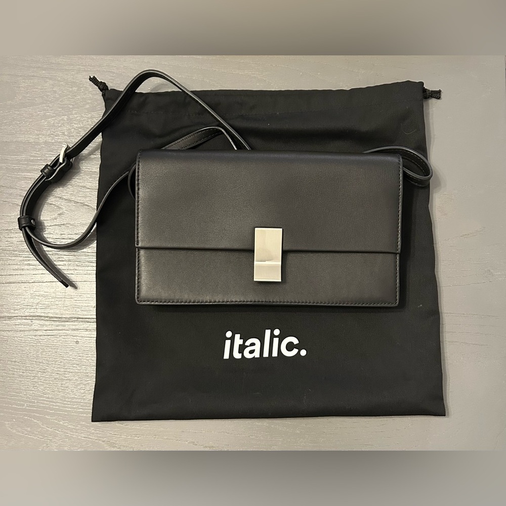 *NEW* Italic x Casa Sissi Black Crossbody Bag